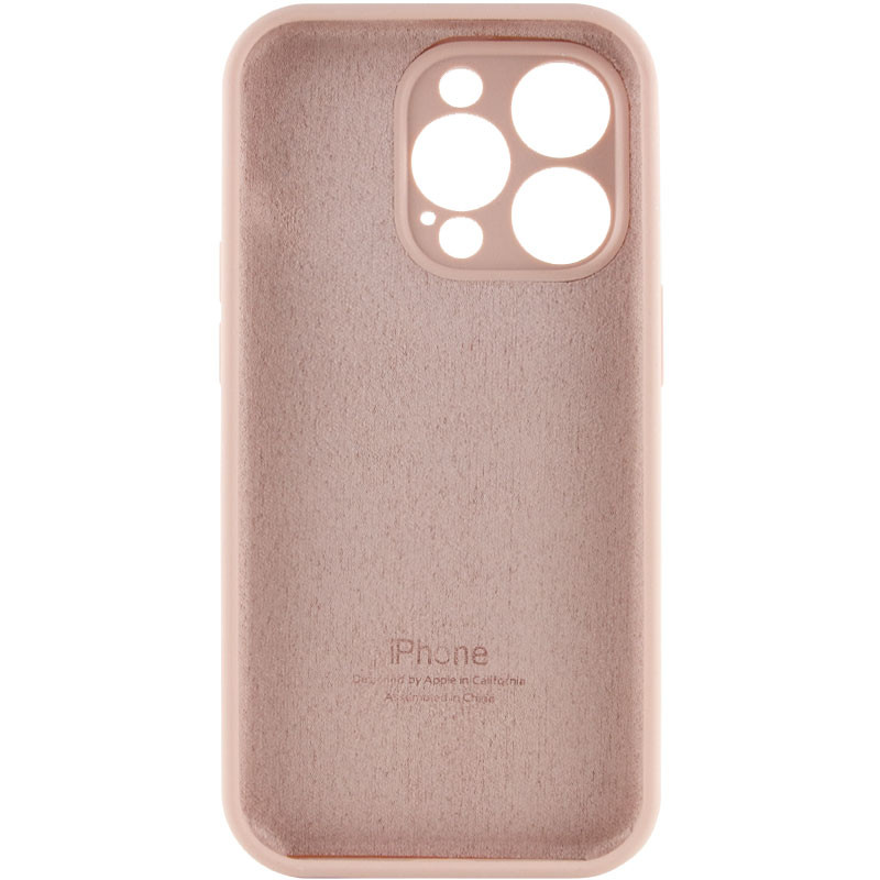 Silicone Case Full Camera Protective (AA) для iPhone 15 Pro Max (Pink sand)-1